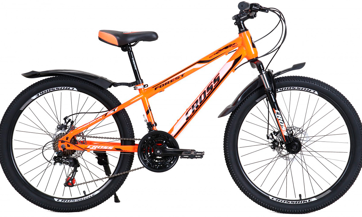 Фотография Велосипед Cross Forest 26" 2021, размер XS, оранжевый